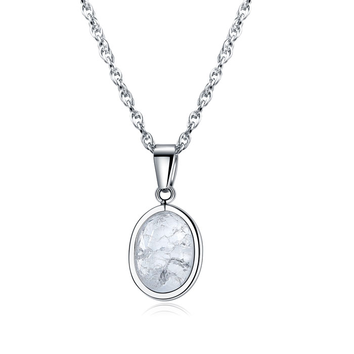 Fashion Crystal Stainless Steel Pendant Necklace for Women